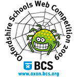 BCS Oxfordshire Schools Web Competition 2009 logo