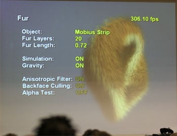 Demo of the Xbox 360 fur rendering